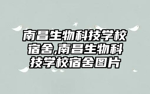 南昌生物科技學(xué)校宿舍,南昌生物科技學(xué)校宿舍圖片