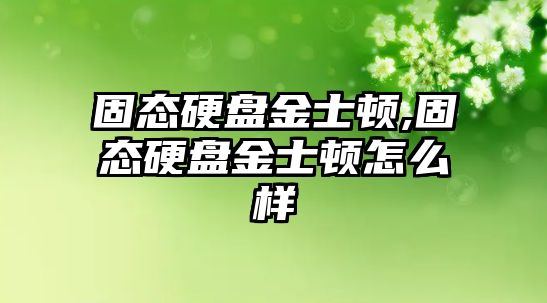 固態(tài)硬盤(pán)金士頓,固態(tài)硬盤(pán)金士頓怎么樣